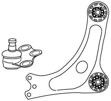 Рычаг независимой подвески колеса, подвеска колеса