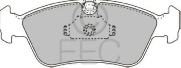Комплект тормозных колодок, дисковый тормоз