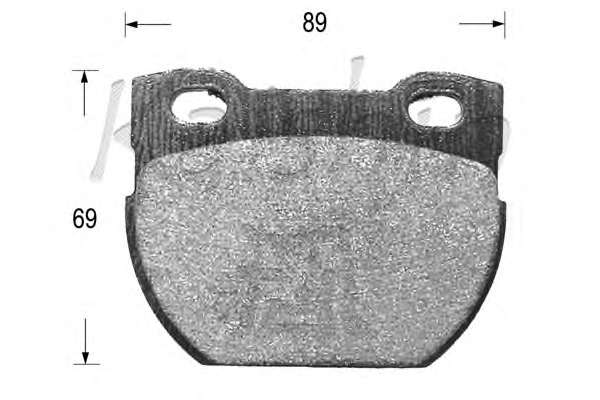 Комплект тормозных колодок, дисковый тормоз