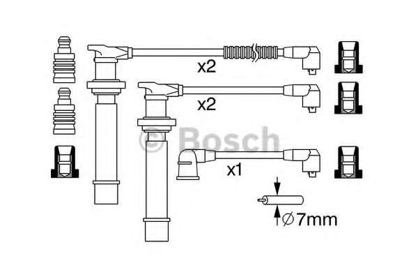 Комплект проводов зажигания