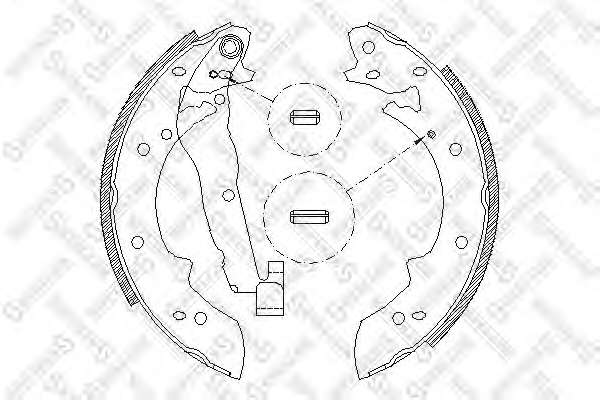 Комплект тормозных колодок