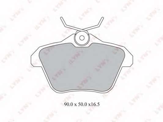 Комплект тормозных колодок, дисковый тормоз