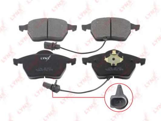 Комплект тормозных колодок, дисковый тормоз