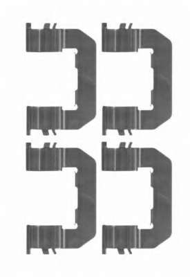 Комплектующие, колодки дискового тормоза