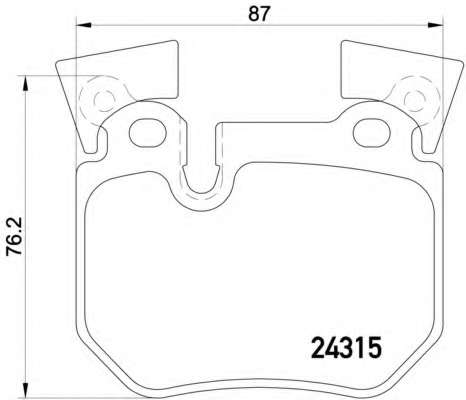 Комплект тормозных колодок, дисковый тормоз