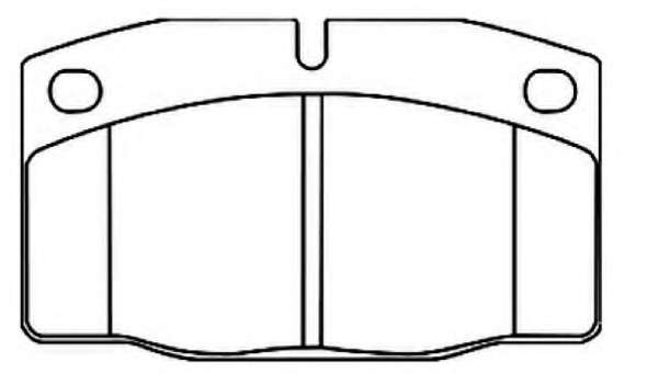 Комплект тормозных колодок, дисковый тормоз