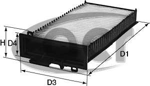 Фильтр, воздух во внутренном пространстве