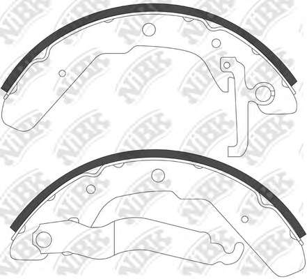 Комплект тормозных колодок