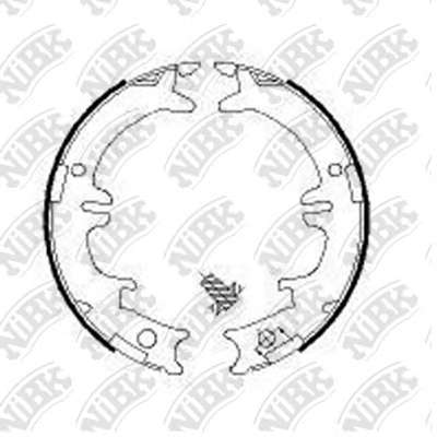 Комплект тормозных колодок, стояночная тормозная система