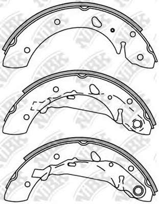 Комплект тормозных колодок