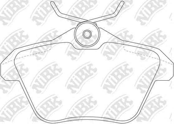 Комплект тормозных колодок, дисковый тормоз