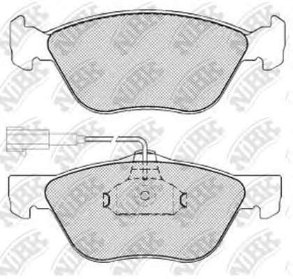 Комплект тормозных колодок, дисковый тормоз