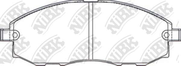 Комплект тормозных колодок, дисковый тормоз