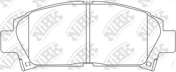 Комплект тормозных колодок, дисковый тормоз