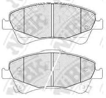 Комплект тормозных колодок, дисковый тормоз