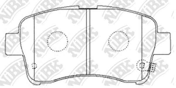 Комплект тормозных колодок, дисковый тормоз