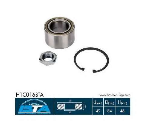 Комплект подшипника ступицы колеса