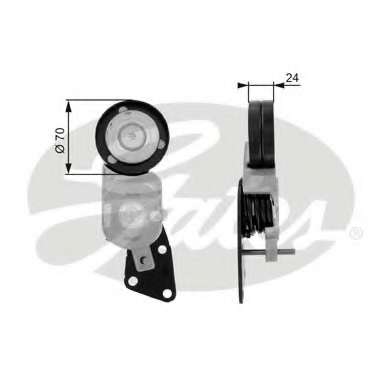 Натяжной ролик, поликлиновой ремень