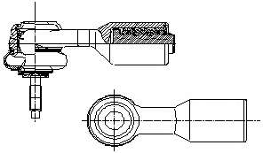 Наконечник поперечной рулевой тяги