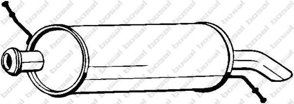 Глушитель выхлопных газов конечный