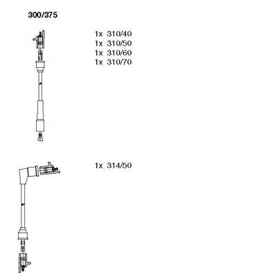 Комплект проводов зажигания