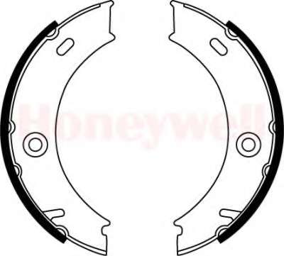 Комплект тормозных колодок, стояночная тормозная система