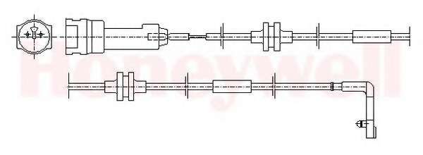 Сигнализатор, износ тормозных колодок