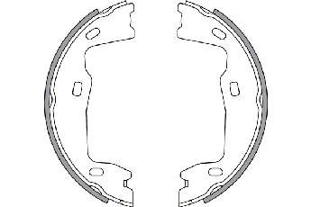 Комплект тормозных колодок, стояночная тормозная система