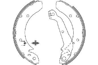 Комплект тормозных колодок