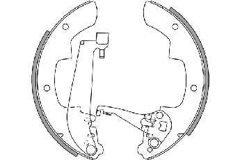 Комплект тормозных колодок