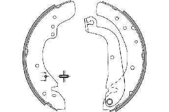 Комплект тормозных колодок
