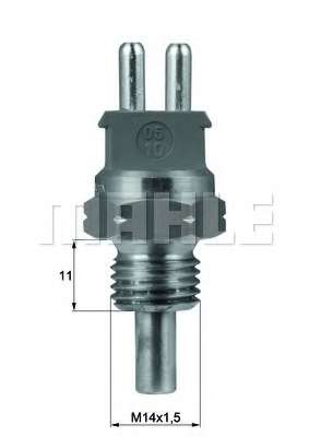 Датчик, температура охлаждающей жидкости