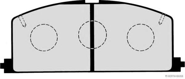 Комплект тормозных колодок, дисковый тормоз