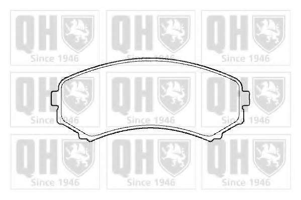 Комплект тормозных колодок, дисковый тормоз