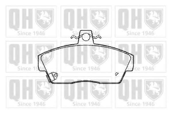 Комплект тормозных колодок, дисковый тормоз