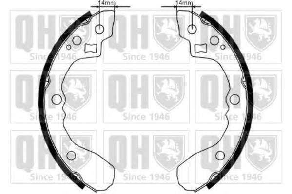 Комплект тормозных колодок