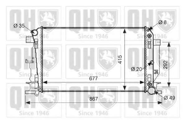 Радиатор, охлаждение двигателя