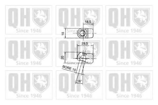 Газовая пружина, крышка багажник