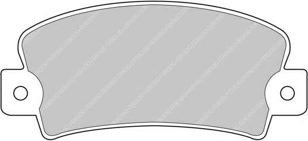 Комплект тормозных колодок, дисковый тормоз