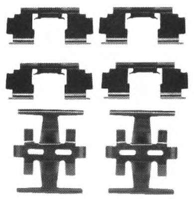 Комплектующие, колодки дискового тормоза