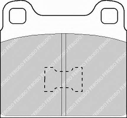 Комплект тормозных колодок, дисковый тормоз