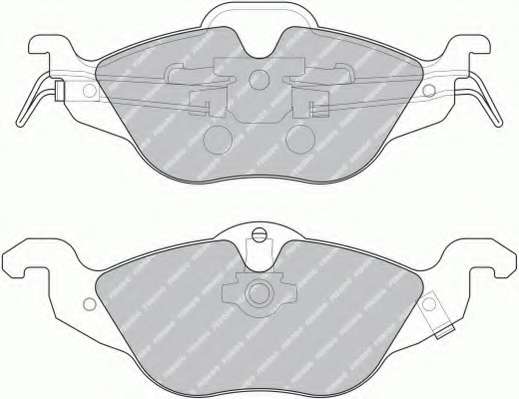 Комплект тормозных колодок, дисковый тормоз