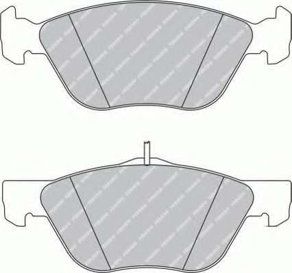 Комплект тормозных колодок, дисковый тормоз
