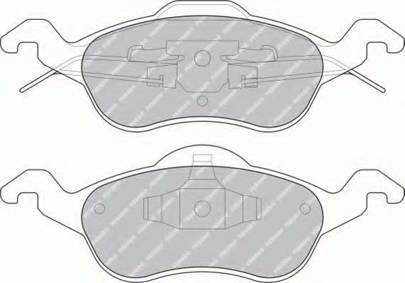 Комплект тормозных колодок, дисковый тормоз