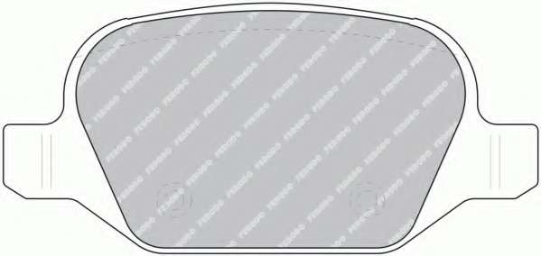 Комплект тормозных колодок, дисковый тормоз