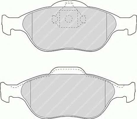 Комплект тормозных колодок, дисковый тормоз