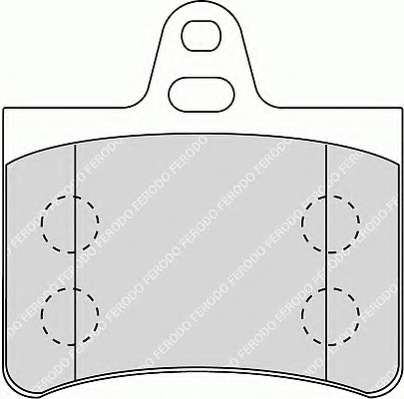 Комплект тормозных колодок, дисковый тормоз