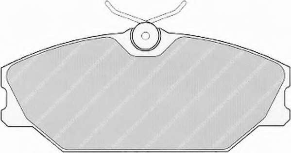 Комплект тормозных колодок, дисковый тормоз