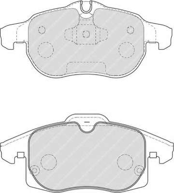Комплект тормозных колодок, дисковый тормоз