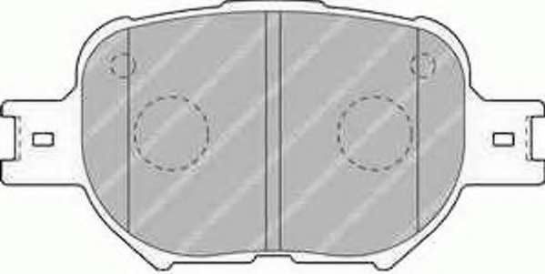 Комплект тормозных колодок, дисковый тормоз
